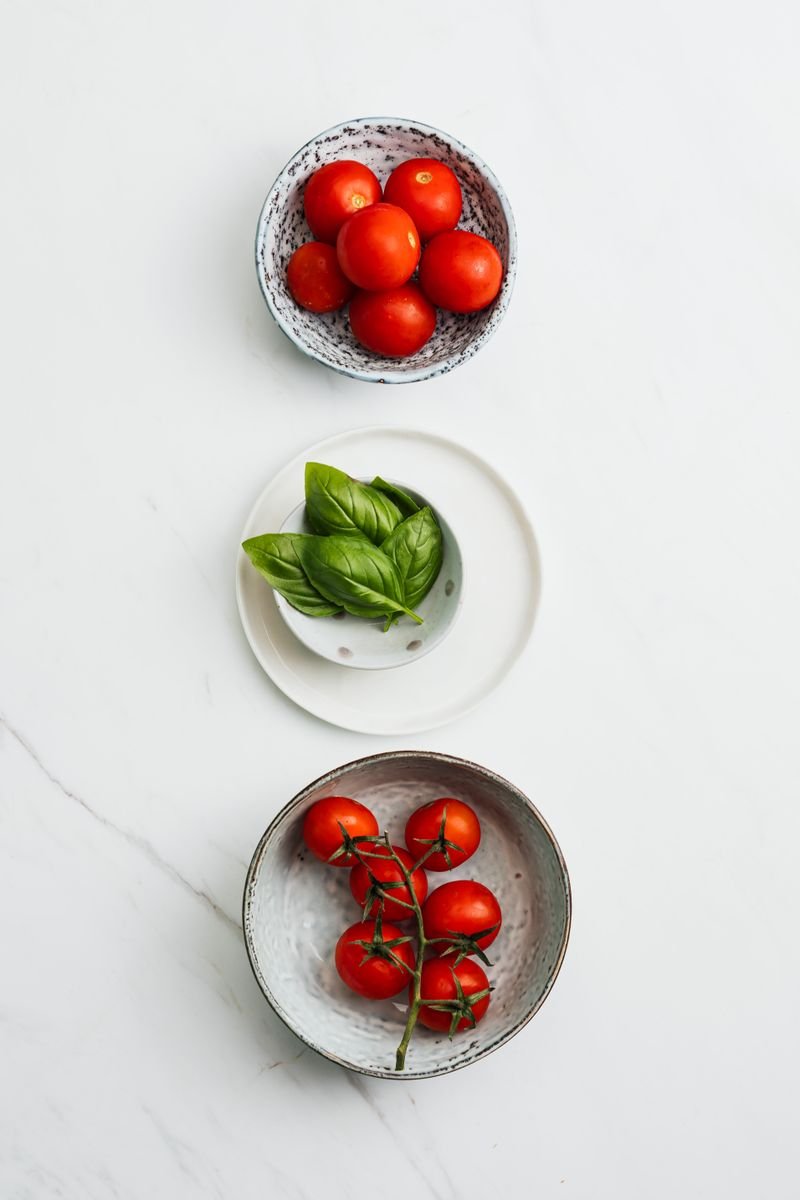 Simple fresh ingredients in bowls ready for quick weeknight cooking.
